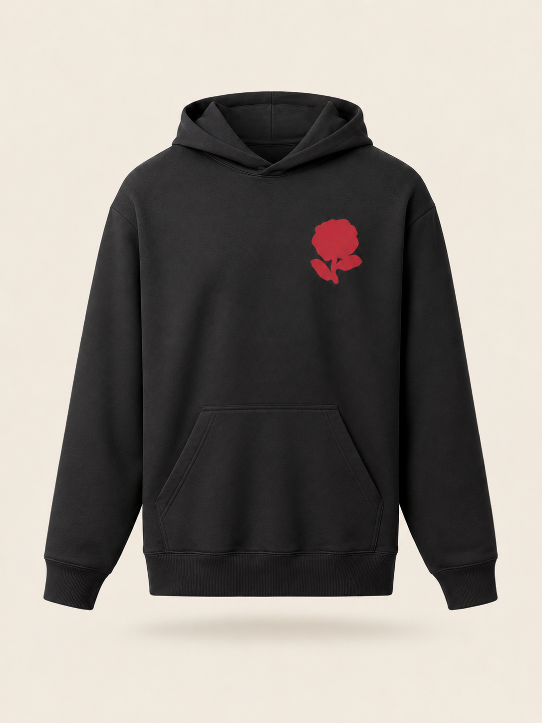Red loud Silence Hoodie